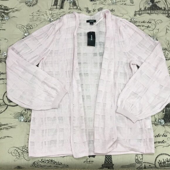 Alfani Illusion Plaid Cardigan - Picture 3 of 6